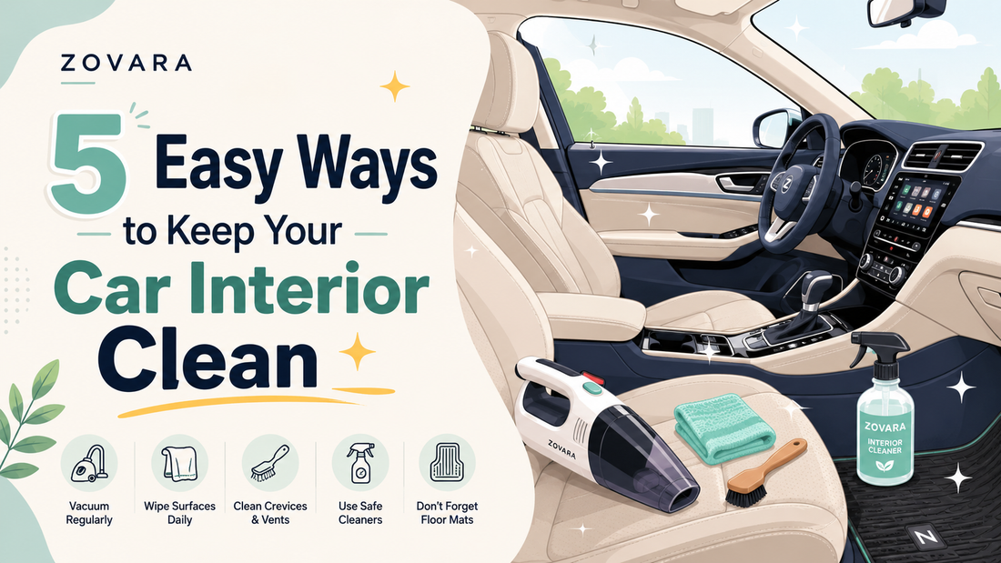 5 Easy Ways to Keep Your Car Interior Clean