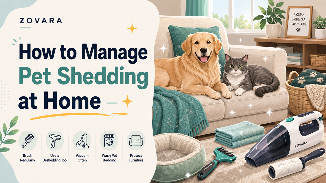How to Manage Pet Shedding at Home