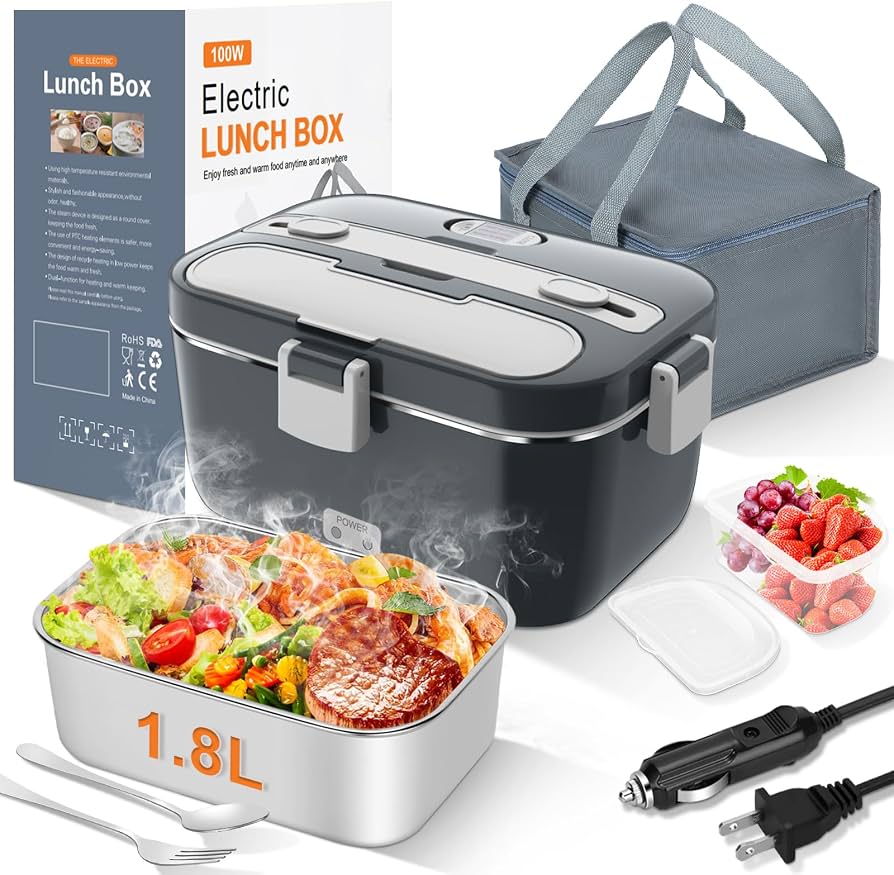 Electric Heated Lunch Box | Portable Food Warmer – Zovara